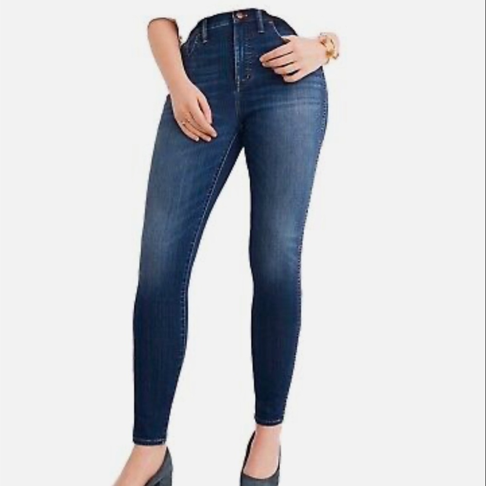 Madewell 10” High Rise Skinny Jeans in Danny Wash